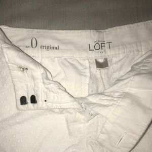 Ann Taylor white shorts